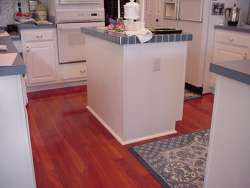 Santos Mahogany Floor - Sutliff Kitchen