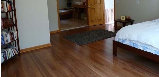 Brazilian Teak (Cumaru) - Even, moderate brown tones.